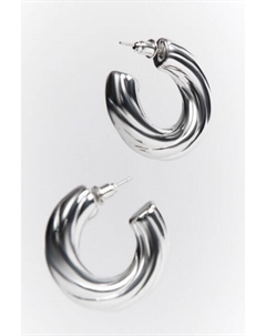 Серьги-полукольца объемные Befree