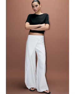 Брюки широкие с асимметричной деталью Befree