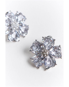 Серьги-цветы с кристаллами Befree