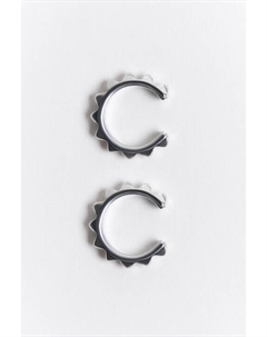 Серьги-каффы серебристые Befree