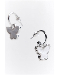 Серьги с подвесками-бабочками Befree