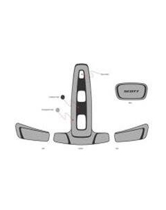 Вставка в шлем Chomp black/one size, 235706 Scott