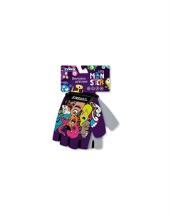 Перчатки велосипедные Little Monster, детские, антискользящие, фиолетовый, GL-TX-MONSTER (Размер: 5XS) Trix