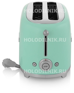 Тостер Smeg TSF 01 PGEU зелёный