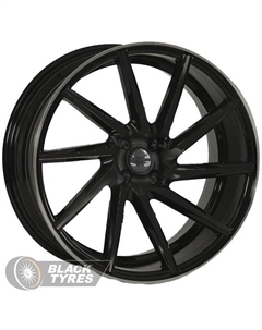 Литой диск 1022 Left 7.5x17/4x100 D60.1 ET35, Черные Pdw