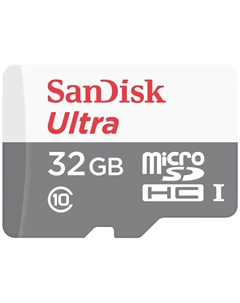 Карта памяти SanDisk Ultra 32 ГБ (SDSQUNR-032G-GN3MN) Sandisk