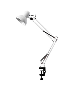 Лампа настольная Лебедь 60Вт Е27 белый Ultra light