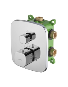 Встраиваемый термостатический смеситель Platta 9032 хром Swedbe