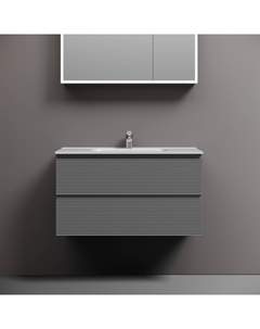 Тумба под раковину FOLK 89 см FL90ES Ergraut soft Sancos