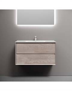 Тумба под раковину Marmi 2.0 89 см MR2.090EG Дуб галифакс натуральный Sancos