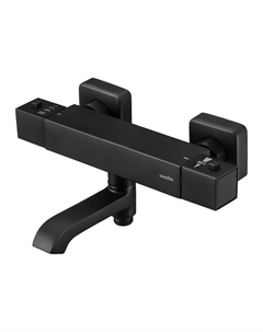 Смеситель термостатический для ванны Mercury 9062B черный Swedbe