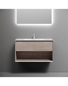 Тумба под раковину Marmi 1.0 89 см MR1.090EG Дуб галифакс натуральный Sancos
