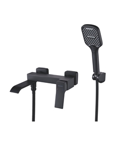 Смеситель для ванны c душем S4002H черный Shevanik