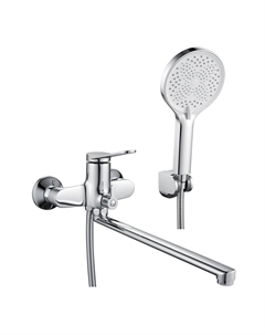 Смеситель для ванны c душем S6222 хром Shevanik