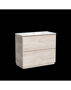 Тумба под раковину Libra Floor 99 см LB100FEG напольная, дуб галифакс натуральный Sancos