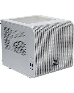 Корпус Core V1, Mini-ITX, Mini-Tower, белый, без БП (CA-1B8-00S6WN-01) Thermaltake