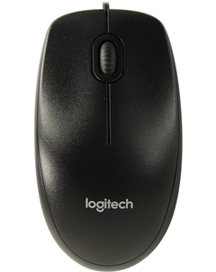 Мышь проводная M100R, 1000dpi, оптическая светодиодная, USB, черный (910-006765) Logitech