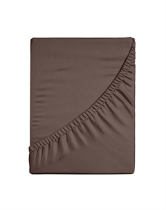 Простыня на резинке 180х200х25 см поплин Mocca (ТТ-00232771) Uniqcute