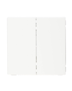 Выключатель ArtGallery двухклавишный встраиваемый белый (GAL000151) Systeme electric