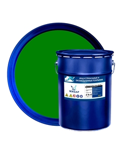 Эмаль антикоррозионная ХВ-785 зеленая матовая 20 кг Мицар