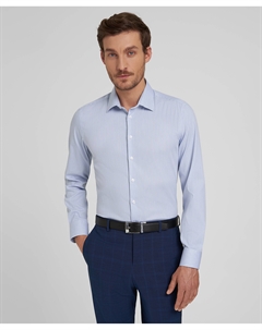 Рубашка полуприлегающий силуэт SHL-1898-S BLUE Henderson