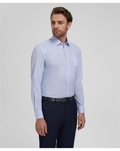 Рубашка прямой силуэт SHL-1903-N BLUE Henderson