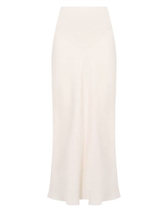 Юбка из вискозы и льна Brunello cucinelli