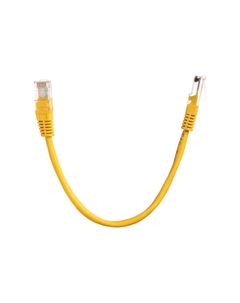 Патч-корд UTP кат.5e, 0.25 м, RJ45-RJ45, желтый, CU, LSZH, Optima (N.BC.UTP.5e-0.25m-6-lszh) Netko