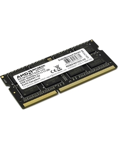 Память DDR3 SODIMM 8Gb, 1600MHz, CL11, 1.5 В, (R538G1601S2S-UO) Amd
