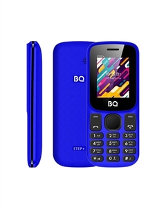 Мобильный телефон BQ 1848 Step+, 1.77" 160x128 TN, 32Mb RAM, 32Mb, BT, 2-Sim, 600 мА·ч, темно-cиний Bq