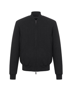 Шерстяной бомбер Emporio armani