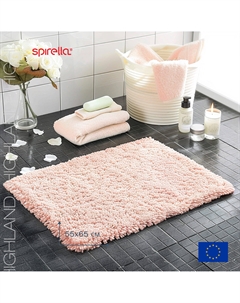 Коврик для ванной 55x65см Highland, розовый Spirella