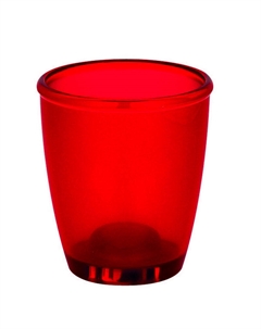Стакан для зубных щеток Toronto, красный Spirella