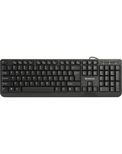 Клавиатура OfficeMate HM-710 45710 черная, USB Defender