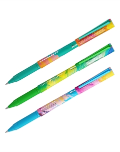 Ручка шариковая "Collision XS" синяя, 0,7 мм, грип, рисунок на корпусе, ассорти Berlingo