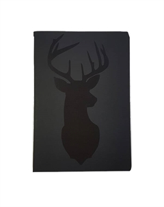 Скетчбук с черной бумагой "Black Pro" Мандалы-2 А6 64 л 100 г Black bunny