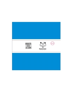 Скетчбук для маркеров "Marker PRO Light" 21x21 см, 20 л, 220 г Бирюзовый Maxgoodz