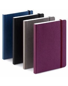 Блокнот на резинке в точку "EcoQua" А5 80 л 85 г, обложка ассорти Fabriano