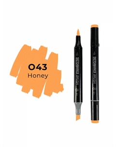 Маркер двухсторонний на спиртовой основе Brush Цвет Мед Sketchmarker