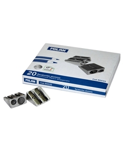 Точилка двойная металлическая 80035 Milan