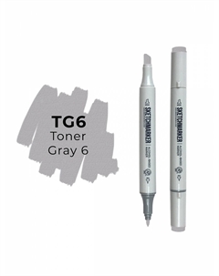 Маркер двухсторонний на спиртовой основе Цвет Тонированный серый 6 Sketchmarker
