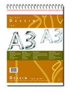 Альбом для эскизов на спирали Hahnemuhle "Dessin" A3 25 л 150 г Hahnemuhle fineart