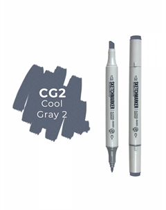 Маркер двухсторонний на спиртовой основе Цвет Прохладный серый 2 Sketchmarker