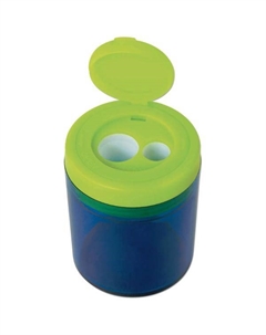 Точилка пластиковая, 2 отверстия, с контейнером Collection Milan