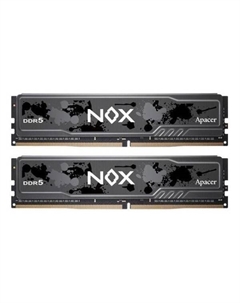 Комплект памяти DDR5 DIMM 32Gb (2x16Gb), 6200MHz, CL40, 1.35V, NOX (AH5U32G62C532MBAA-2) Retail Apacer