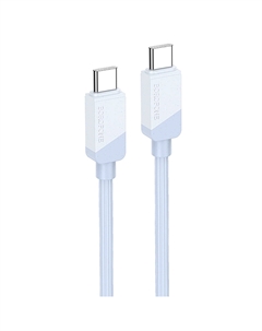 Кабель USB Type-C-USB Type-C, 3А, 60 Вт, 1 м, синий, Borofone BX107
