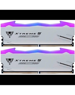 Комплект памяти DDR5 DIMM 48Gb (2x24Gb), 6000MHz, CL30, 1.35V, Viper Xtreme 5 RGB Mpower (PVXR548G60C30KM) Retail Patriot memory