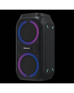Портативная акустика Hisense Party Rocket 160, 160 Вт, AUX, USB, Bluetooth, подсветка, черный (Party Rocket 160)