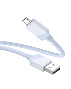 Кабель USB(Am)-Micro USB(Bm), быстрая зарядка, 2.4А, Power Delivery 12 Вт, 1 м, синий, Borofone BX107 (6941991114069)