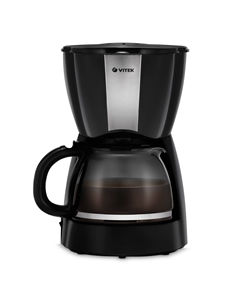 Кофеварка капельная VITEK VT-1503, 900 Вт, кофе молотый, 1.2 л, черный (VT-1503) Vitek
